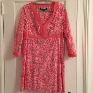Coral Color Summer Dress